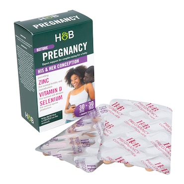 Holland & Barrett Conception Support For Him & Her 30+30 Tablets image 4