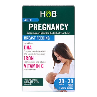 Holland & Barrett Breastfeeding Support 30 Tablets & 30 Capsules image 1