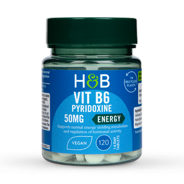 Review of Holland & Barrett Vitamin B6 + Pyridoxine 50mg 120 Tablets