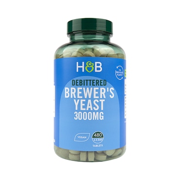 Holland & Barrett Debittered Brewer's Yeast 3000mg 480 Tablets image 1