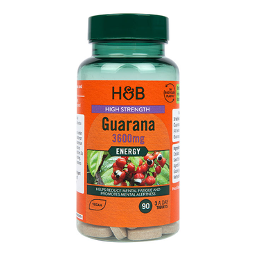 Holland & Barrett High Strength Guarana 90 Tablets