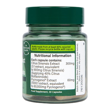 Holland & Barrett Pycnogenol 60mg 30 Capsules image 3