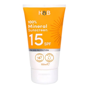 Holland & Barrett Mineral Sunscreen SPF 15 150ml image 1