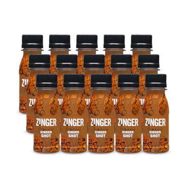 James White Drinks Organic Ginger Zinger Shots (Full Box) 15x 70ml image 1