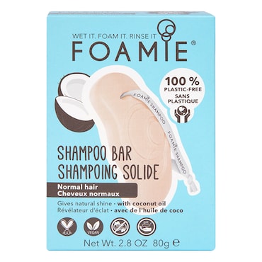 Foamie Shampoo Bar Shake Your Coconuts 80g image 1