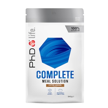 PhD Nutrition Life Complete Meal Replacement Coffee Caramel 840g image 1