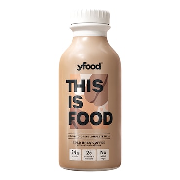 Yfood Ready to Drink Complete Meal Cold Brew Coffee Drink 500ml image 1