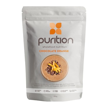 Purition WholeFood Nutrition Chocolate Orange 250g image 1