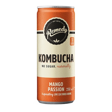 Remedy Kombucha Mango Passion 250ml image 1