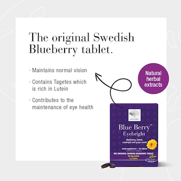 New Nordic Blue Berry Eyebright 60 Tablets image 2