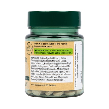 Holland & Barrett Enteric Coated Odourless Garlic 500mg 30 Tablets image 2