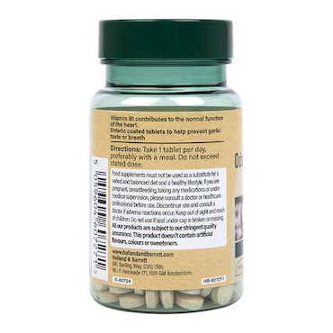 Holland & Barrett Enteric Coated Odourless Garlic 500mg 60 Tablets image 3