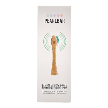 Pearl Bar Bamboo Variety 3-Pack Electric Toothbrush Heads image 2