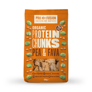 Profusion Organic Protein Chunks Pea & Fava 125g