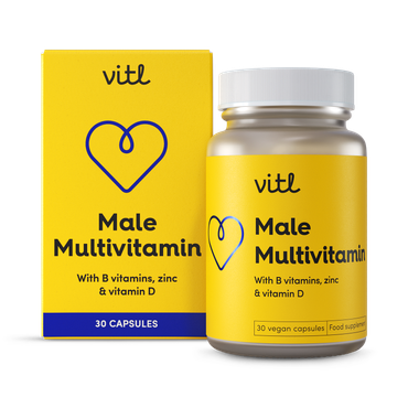 Vitl Male Multivitamin 30 Capsules