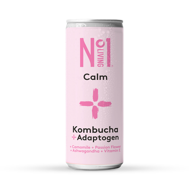No1 Living Plus Calm Camomile & Passion Flower Kombucha 250ml