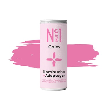 No1 Living Plus Calm Camomile & Passion Flower Kombucha 250ml image 2