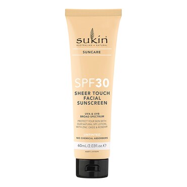 sukin face sunscreen