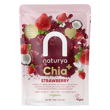 Naturya Chia+ Strawberry Organic 175g image 1