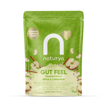 Naturya Gut Feel Flaxseed Blend Apple & Cinnamon 240g