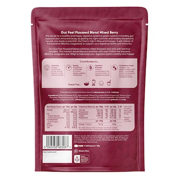 Naturya Gut Feel Flaxseed Blend Mixed Berry 240g image 2