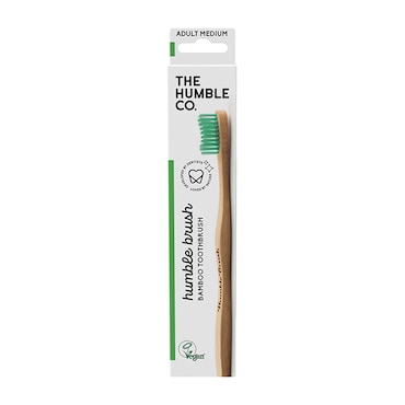 Humble Bamboo Adult Medium Bristle Toothbrush (Blue, Purple, White or Green) image 3