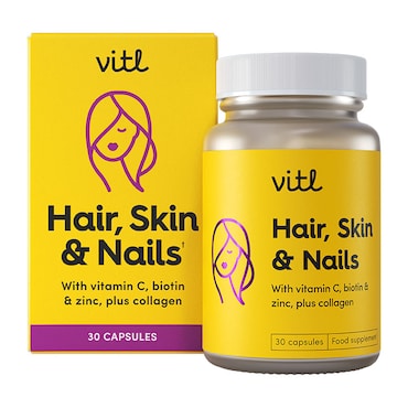 Vitl Hair, Skin & Nails 30 Capsules image 1