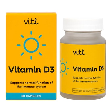 Vitl Vitamin D3 60 Capsules image 1