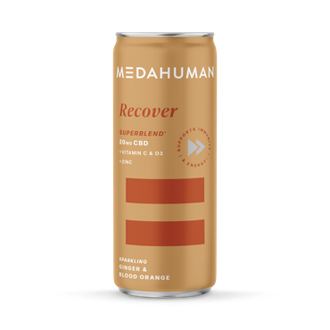 Review of Medahuman Ginger & Blood Orange CBD Recover Drink 250ml