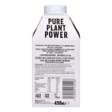 Grounded Protein Chocolate M*lkshake 490ml image 2