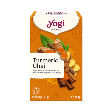 Review of Yogi Tea Turmeric Chai 17 Tea Bags