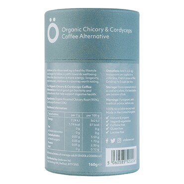 Otzibrew Organic Chicory & Cordyceps Coffee Alternative 160g image 2