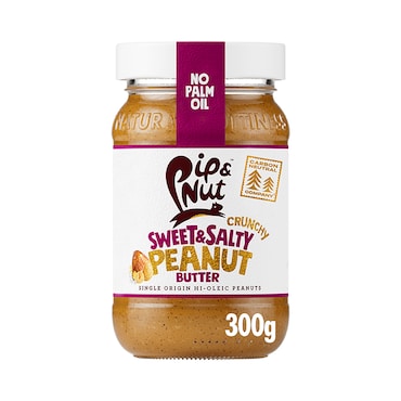 Pip & Nut Sweet & Salty Crunchy Peanut Butter 300g image 1