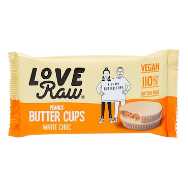 Love Raw Vegan White Choc Peanut Butter Cup 34g image 1