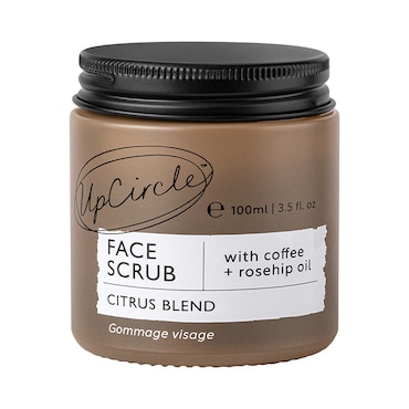UpCircle Face Scrub Citrus with Coffee + Rosehip Oil 100ml image 1