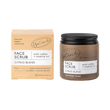 UpCircle Face Scrub Citrus with Coffee + Rosehip Oil 100ml image 2