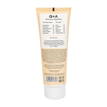 Q+A Oat Milk Cream Cleanser 125ml image 2