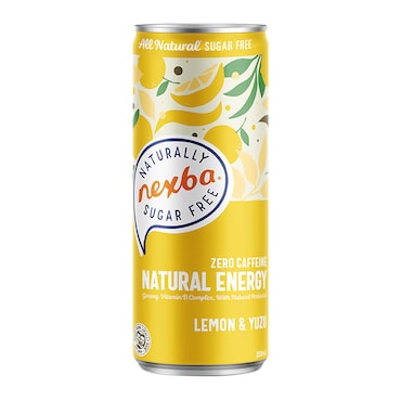 Nexba Lemon & Yuzu Natural Energy 250ml image 1