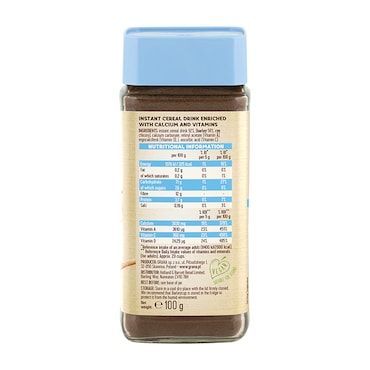 Barleycup Calcium & Vitamins Coffee Alternative Cereal Drink 100g image 2