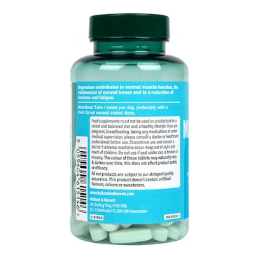Holland & Barrett Magnesium 375mg 90 Tablets image 2