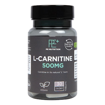 PE Nutrition L-Carnitine 30 Tablets 500mg image 1