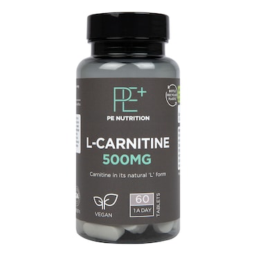 PE Nutrition L-Carnitine 60 Tablets 500mg image 1