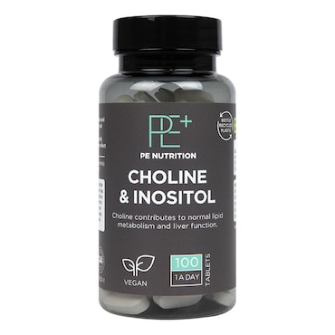 PE Nutrition Choline & Inositol 100 Tablets image 1