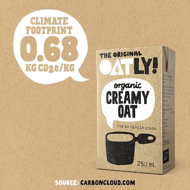 Oatly Organic Creamy Oat Single Cream 250ml image 2