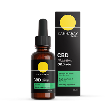 Cannaray Night-Time CBD Oil 1800mg 30ml