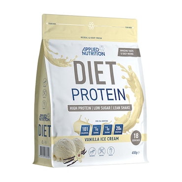 Applied Nutrition Diet Protein Powder Vanilla Ice Cream 450g image 1