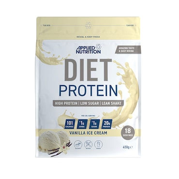 Applied Nutrition Diet Protein Powder Vanilla Ice Cream 450g image 2