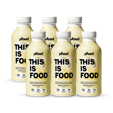 Yfood Ready to Drink Complete Meal Smooth Vanilla Drink 6 x 500ml