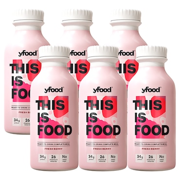Yfood Ready to Drink Complete Meal Fresh Berry Drink 6 x 500ml image 1