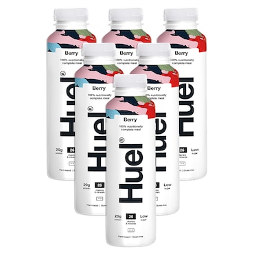 Huel 100% Nutritionally Complete Meal Berry 6 x 500ml image 1